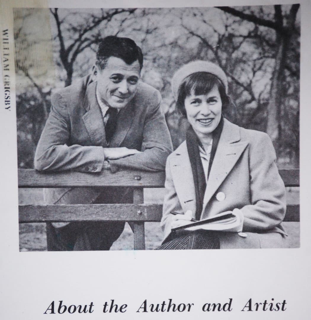 Gene Zion (left) and Margaret Bloy Graham as pictured on the back flap of their 1962 book "The Meanest Squirrel I Ever Met." (Courtesy)