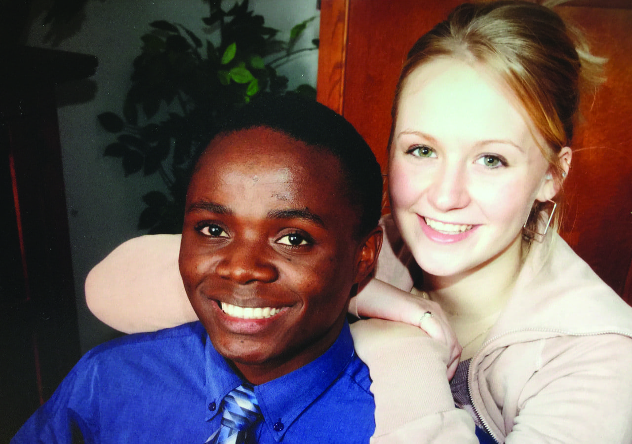 Caitlin Alifirenka and Martin Ganda met as pen pals in 1997 and are still best friends today. (Courtesy of Caitlin Alifirenka and Martin Ganda)
