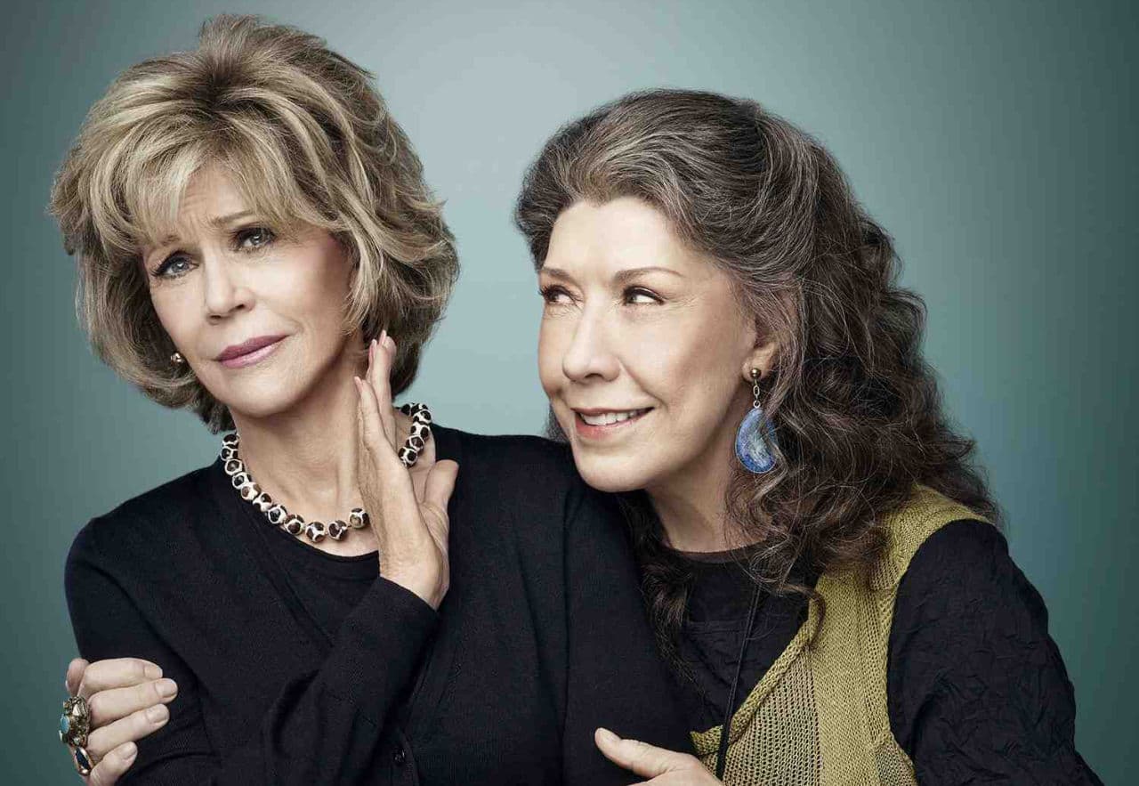 Longtime friends Jane Fonda and Lily Tomlin are reuniting for the first time since 1980 in the Netflix show "Grace and Frankie." (Netflix)