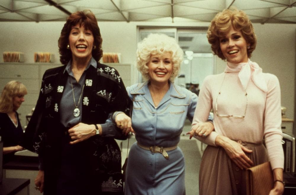 Lily Tomlin, Dolly Parton and Jane Fonda starred in "9 to 5" in 1980.