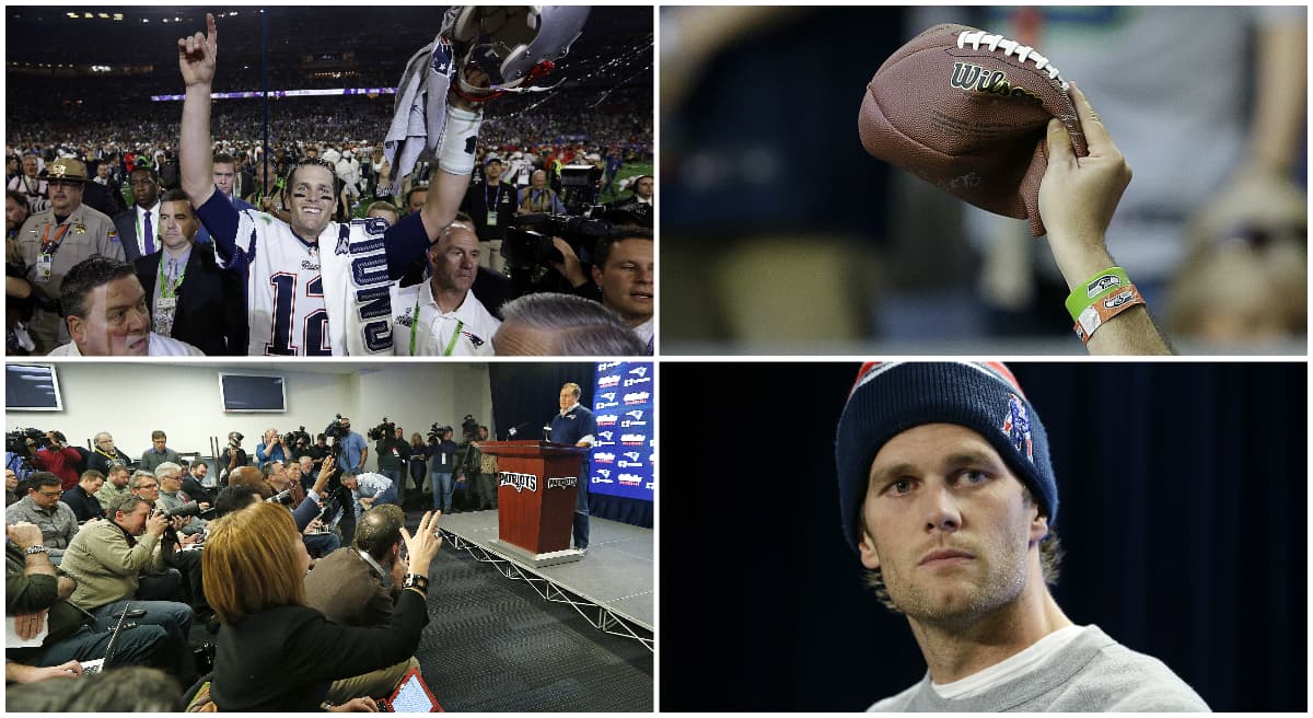 "Deflate-Gate" is an archetypal Greek Drama, starring Tom Brady as the hero brought low by a power greater than himself. (All photos/AP)