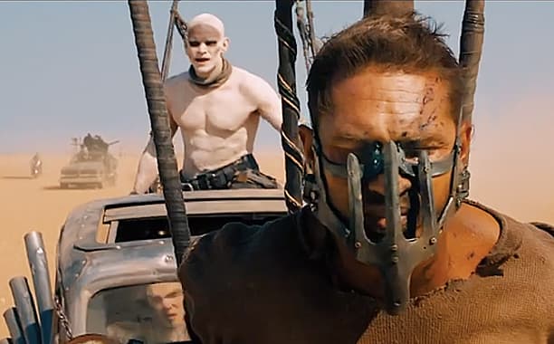 Tom Hardy in "Mad Max: Fury Road." (Courtesy Warner Bros.)