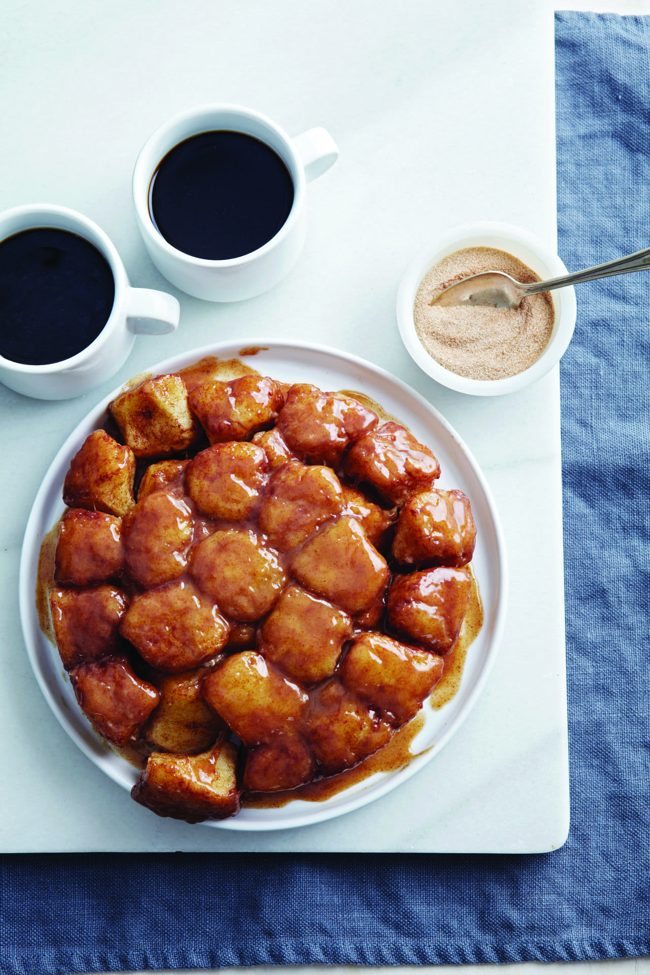 Joanne Chang's cinnamon sugar monkey bread, which is featured in her latest cookbook, "Baking with Less Sugar." (Courtesy Joseph De Leo)