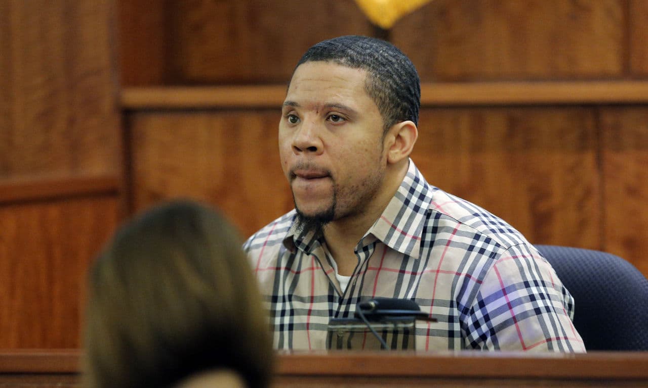 Alexander Bradley testified during Aaron Hernandez's murder trial earlier this year. (Brian Snyder/AP/Pool)