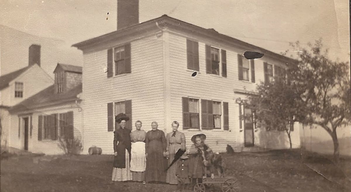 Jan Doerr: "Any buyers of this antique home will gain an opportunity, not an obligation, to enhance, appreciate, conserve and preserve its history. I will move on to add other stories to the family thicket." Pictured: The Asa Williams House, c. 1912 (Jan Doerr/Courtesy)