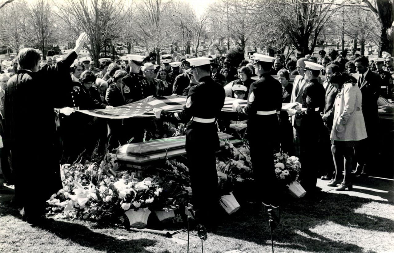 Charlie McMahon, of Woburn, was one of the last two U.S. service members to die on the ground during the Vietnam War. His funeral was held after his remains were finally repatriated. (Courtesy)