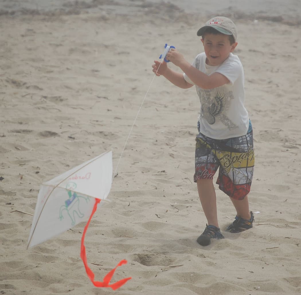 The Revere Beach Kite Festival. (Greg Cook)