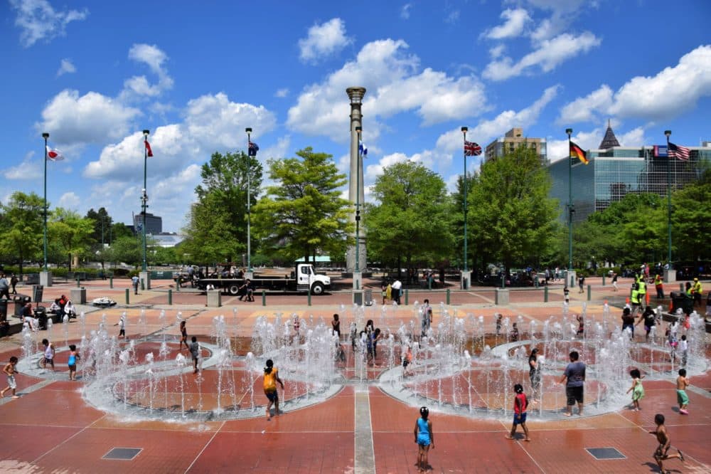 Centennial Olympic Park, in Atlanta (Alison Guillory for WBUR)