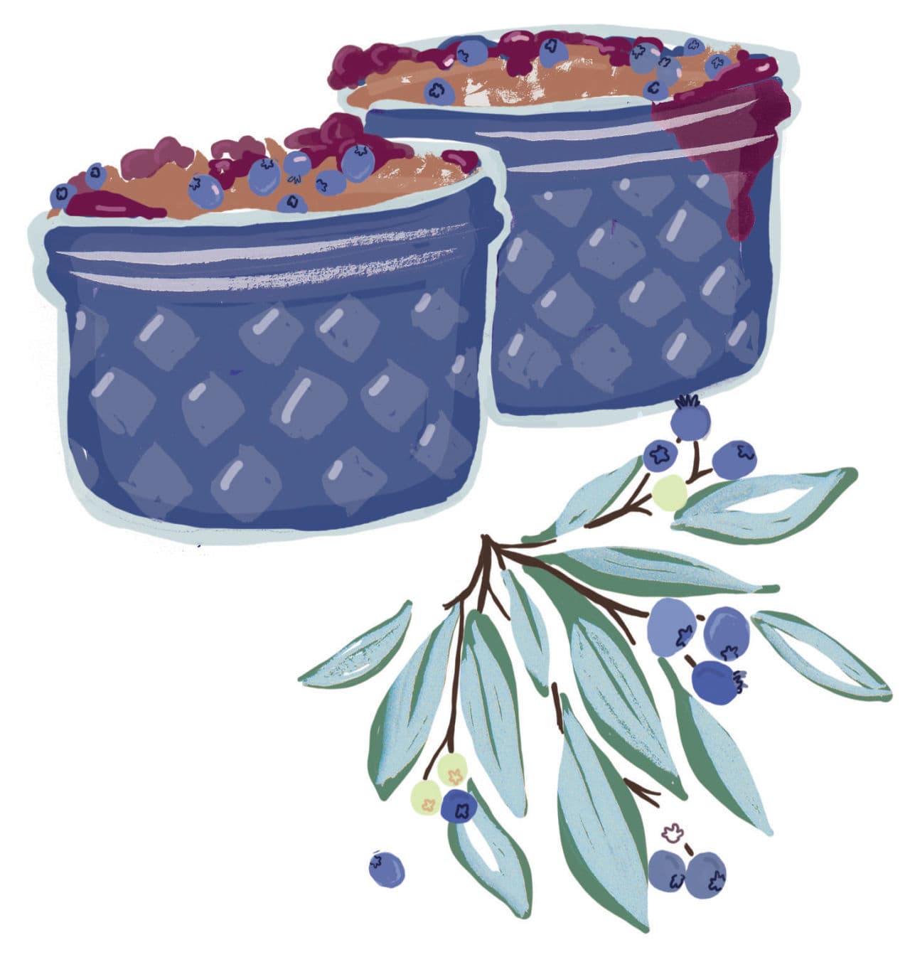 Blueberry Cardamom Crisps (Emily Isabella)