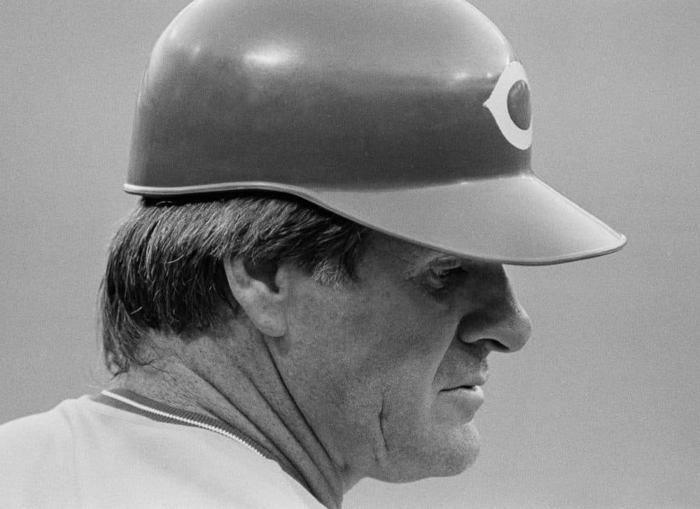 Pete Rose has been on a quest to be in the Hall of Fame. Despite betting as a manager... and potentially as a player, Bill Littlefield believes the all-time hits leader should get his own plaque in Cooperstown. (Bob Daugherty/AP)