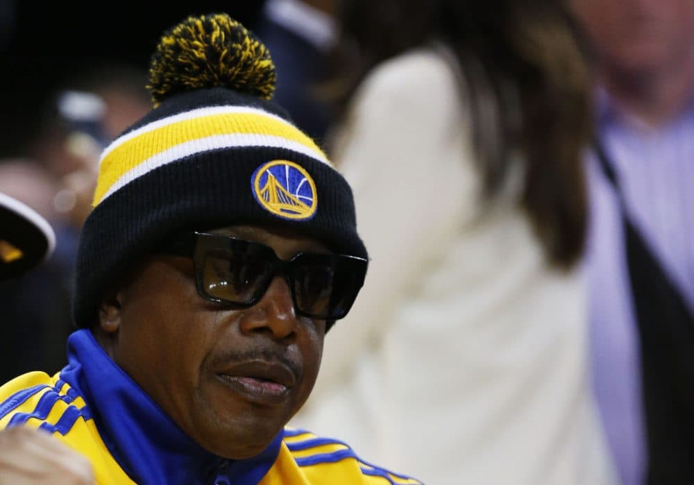 MC Hammer has been supporting the Golden State Warriors during the Finals, as the Oakland native has made appearances at Oracle. (Ezra Shaw/Getty Images)