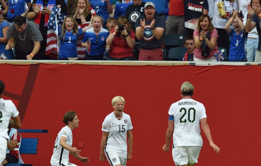 Team USA won their first match in the Women's World Cup. Women's soccer has gained popularity in other countries besides the U.S., as a record 24 countries are participating this year. (Jewl Samad/AFP/Getty Images)