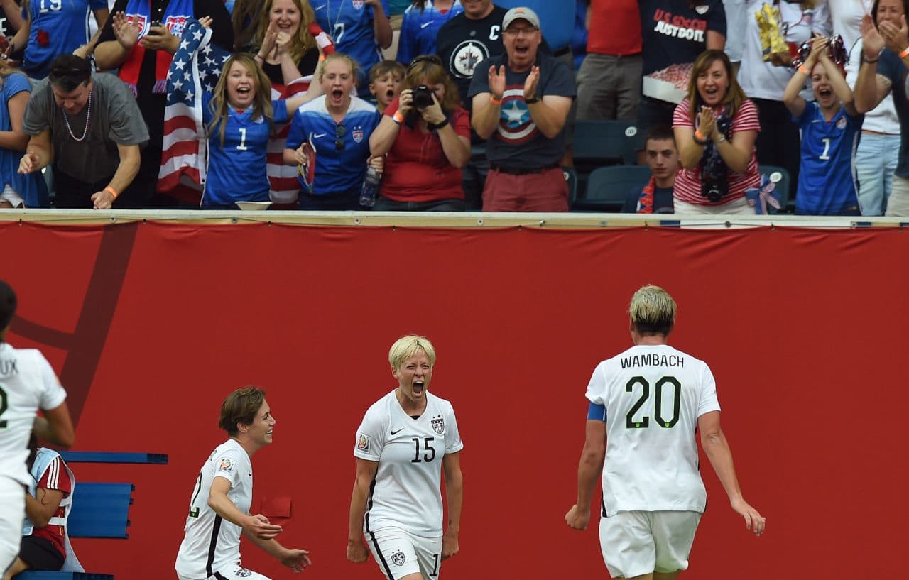 Team USA won their first match in the Women's World Cup. Women's soccer has gained popularity in other countries besides the U.S., as a record 24 countries are participating this year. (Jewl Samad/AFP/Getty Images)