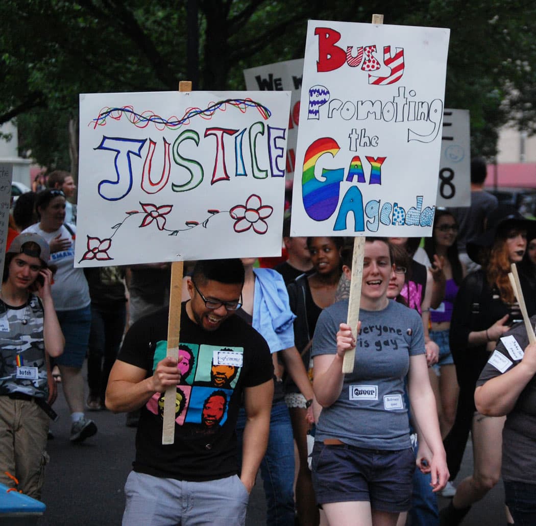"Justice." The 2015 Boston Dyke March. (Greg Cook)