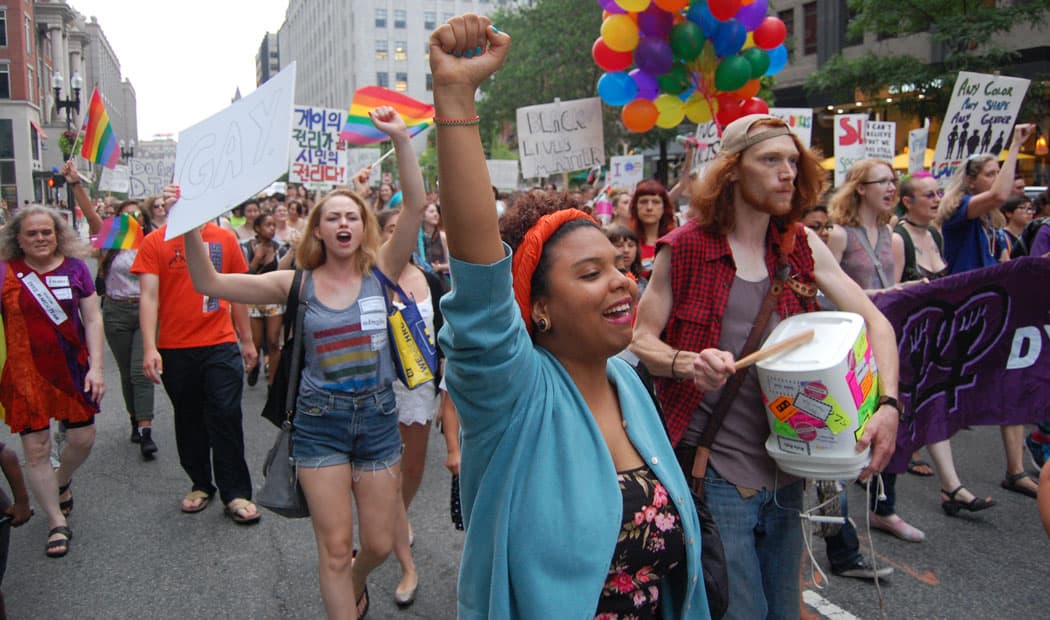 The 2015 Boston Dyke March. (Greg Cook)