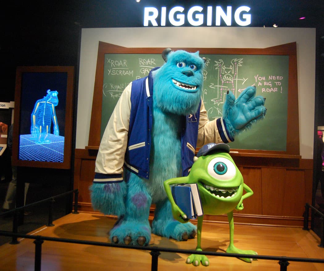 Sulley and Mike from “Monsters, Inc.