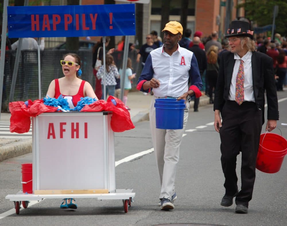 Be Be (who is sometimes also known as Brenda Be) of the American Family Happily Institute. (Greg Cook/WBUR)