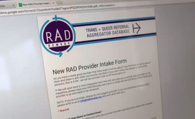 Transgender Patients Create Their Own Networks Of 'Safe' Providers