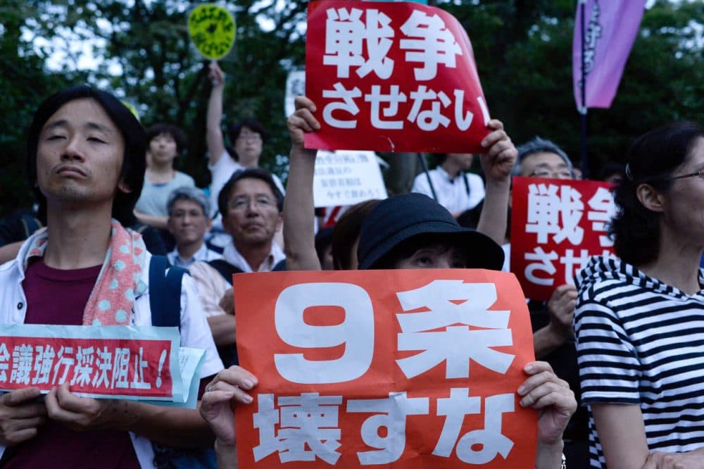 Japan Protes Japan Moves To Expand Its Military Reach | Here & Now