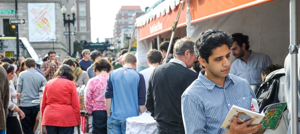 Last year's Boston Book Festival. (Courtesy)