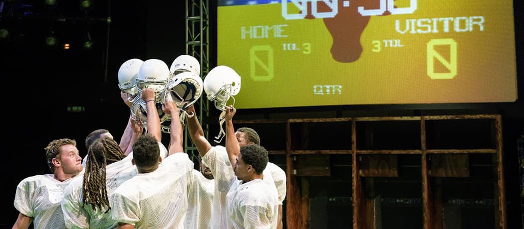 Andrew Hinderaker's "Colossal" on the Company One stage. (Liza Voll)