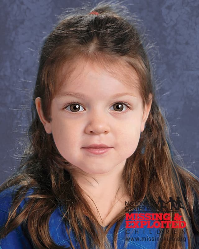 A computer-generated composite image of what the girl found dead on Deer Island last week may have looked like. (Provided by Massachusetts State Police)