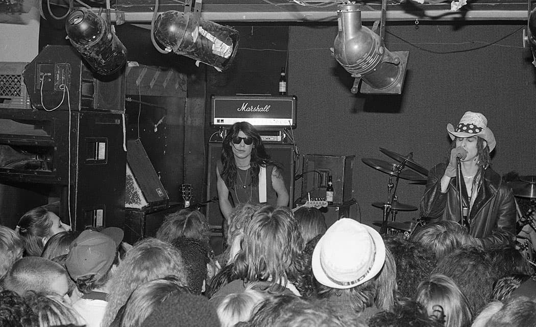 Jane's Addiction performs at T.T. the Bear's in 1988. (JJ Gonson)