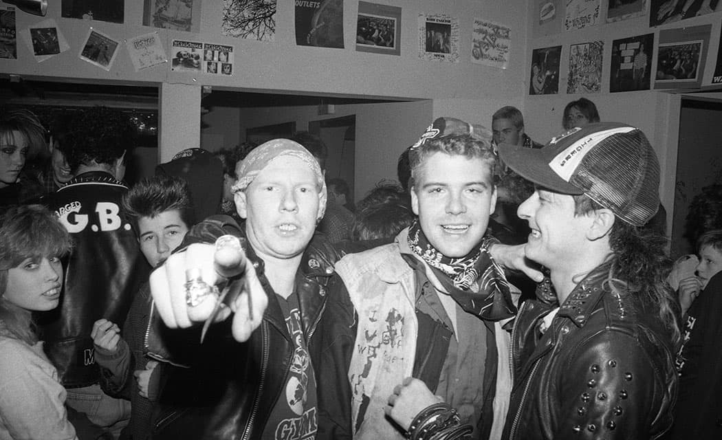 At a Verbal Assault show at T.T. the Bear's in 1987. (JJ Gonson)