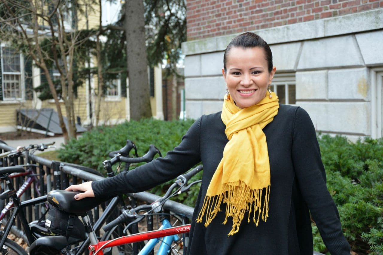 Dahianna Lopez, a PhD student in health policy at Harvard University, has studied bike crashes in the city of Boston. (Courtesy Molly Akin/Harvard)