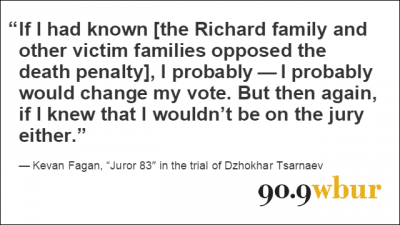 Quotation Of The Week: Tsarnaev Juror Speaks