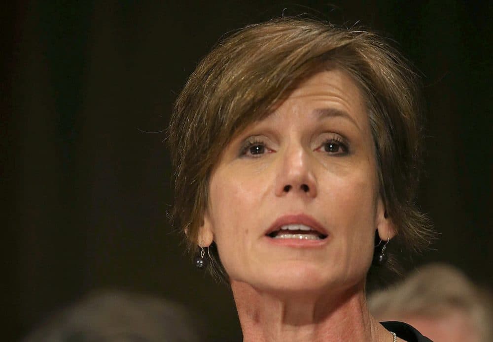 Deputy Attorney General Sally Q. Yates, the author of the Justice Department memo.  (Mark Wilson/Getty Images)