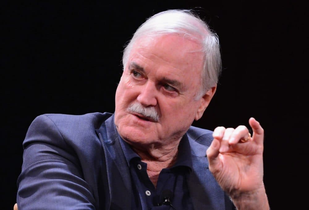 John Cleese attends the Monty Python Press Conference during the 2015 Tribeca Film Festival at SVA Theater on April 24, 2015 in New York City.  (Stephen Lovekin/Getty Images for the 2015 Tribeca Film Festival)