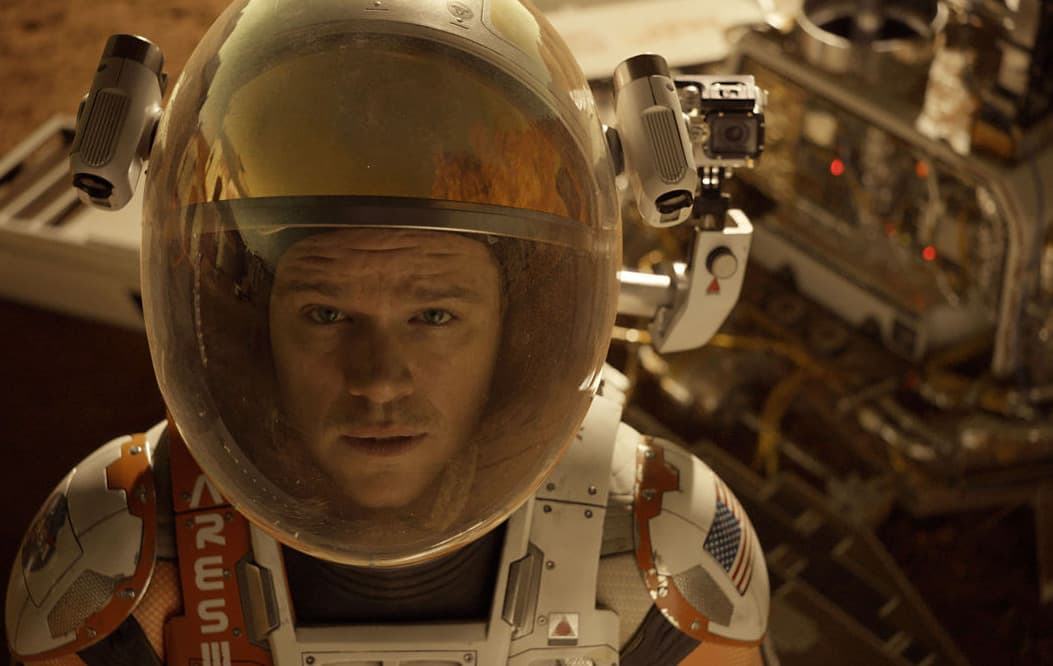 Astronaut Mark Watney (Matt Damon) finds himself stranded and alone on Mars, in "The Martian." (Courtesy 20th Century Fox)