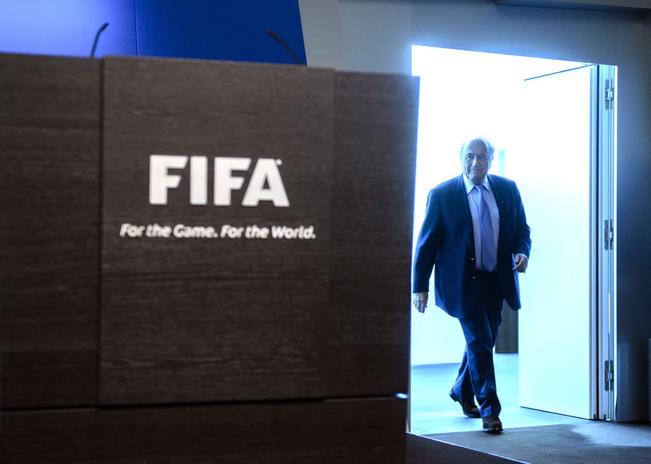 Blake and Calvert don't think Blatter's successor could reform FIFA. (Fabrice Coffrini/AFP/Getty Images) Blake and Calvert don't think Blatter's successor could reform FIFA. (Fabrice Coffrini/AFP/Getty Images)