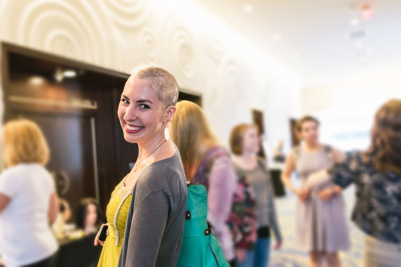 The author pictured at the 2015 Trichotillomania Learning Center conference in Arlington, Virginia (Courtesy of Jillian Clark)