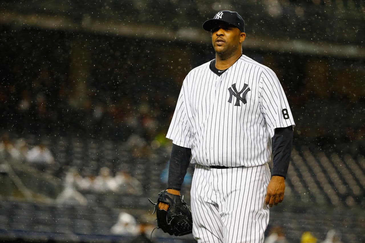 Yankees' pitcher C.C. Sabathia stunned fans this week with the announcement he was leaving the team to treat his alcohol addiction (Al Bello/Getty Images).