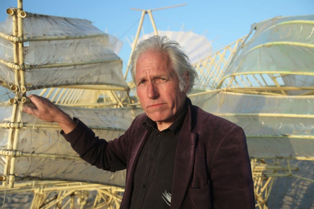 Theo Jansen at Sheveningen Beach in the Netherlands in 2011. (Courtesy Theo Jansen)