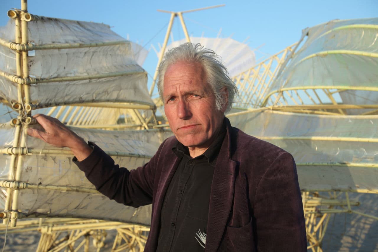 Theo Jansen at Sheveningen Beach in the Netherlands in 2011. (Courtesy Theo Jansen)