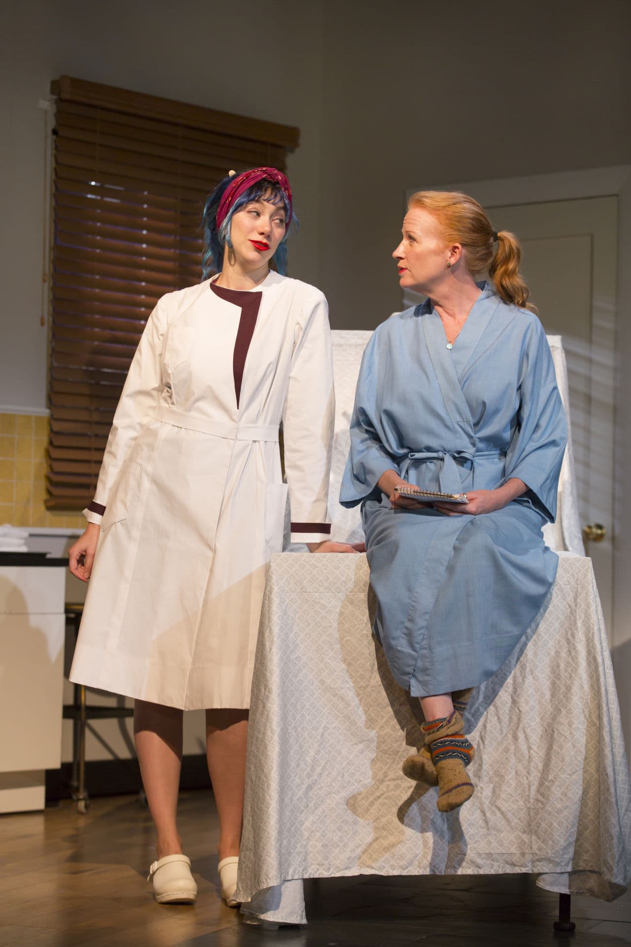 Madeline Wise and Johanna Day in "Choice" at the Huntington. (T. Charles Erickson)