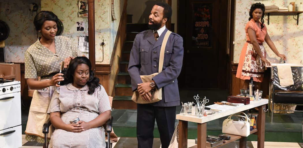 (From left to right) Jasmine Rush, Meagan Dilworth, Keith Mascoll and Cloteal L. Horne. (Glenn Perry)