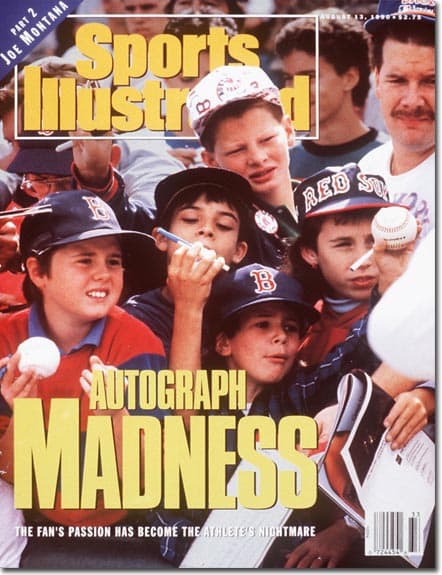The "SI King" Scott Smith is hoping to find the fans seen in this 1990 cover. (Courtesy of Jacqueline Duvoisin/Sports Illustrated)