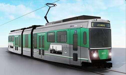 The exterior design chosen by the public for the Green Line. (Courtesy MBTA)
