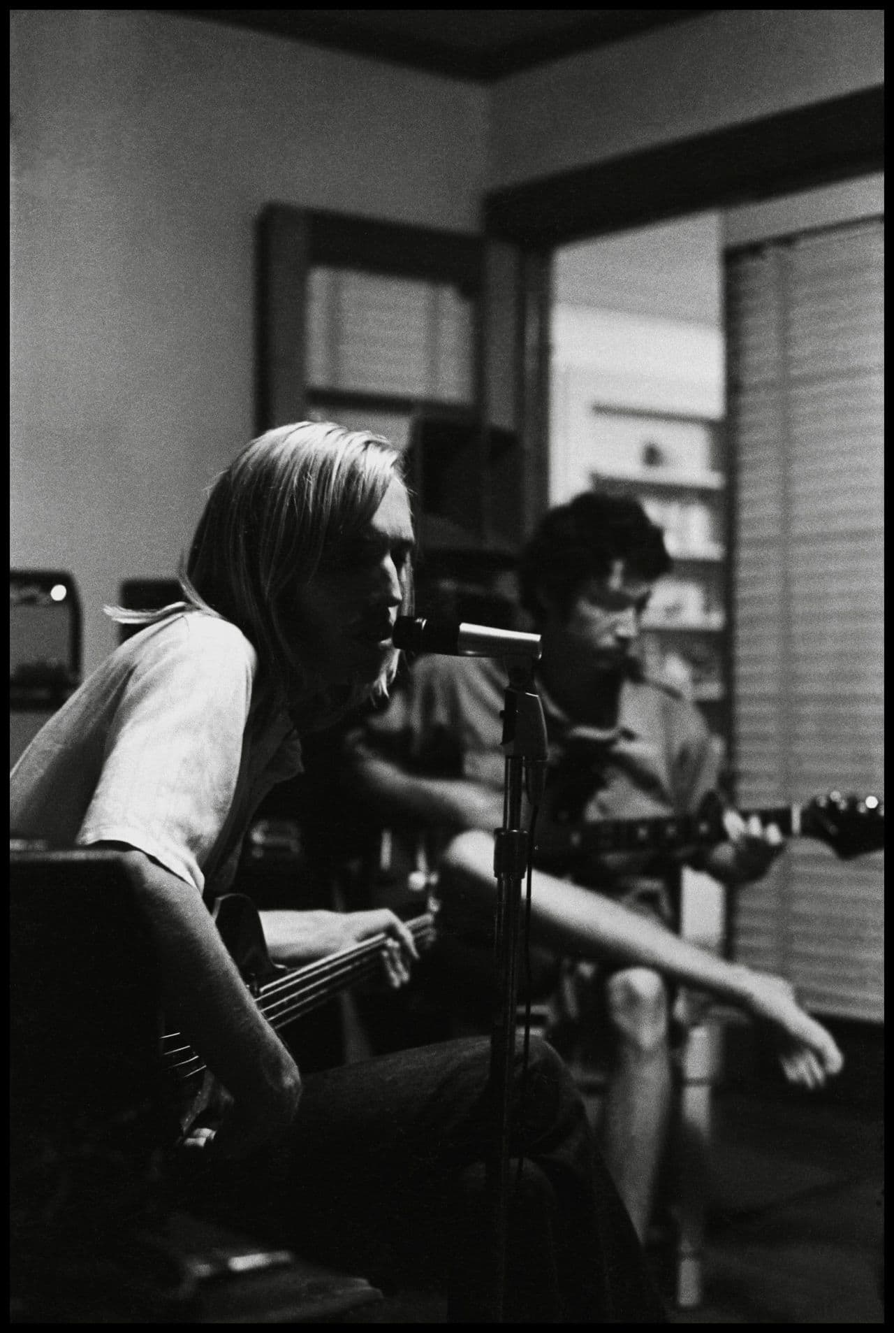 Mike Campbell and Tom Petty at Mudcrutch Farm in 1970. (Red Slater)
