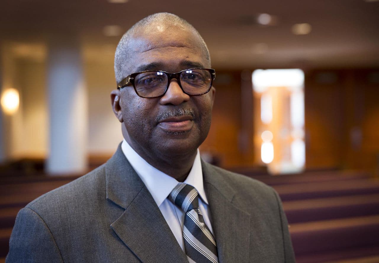 Bishop John Borders of Morning Star Baptist Church in Mattapan feels the faith movement has glossed over the pain of those with suicidal feelings. (Robin Lubbock/WBUR)