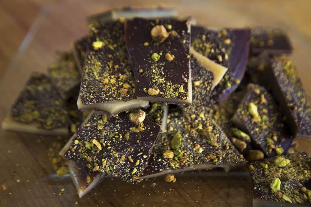 Kathy Gunst's buttercrunch keeps for over a week. (Jesse Costa/WBUR)