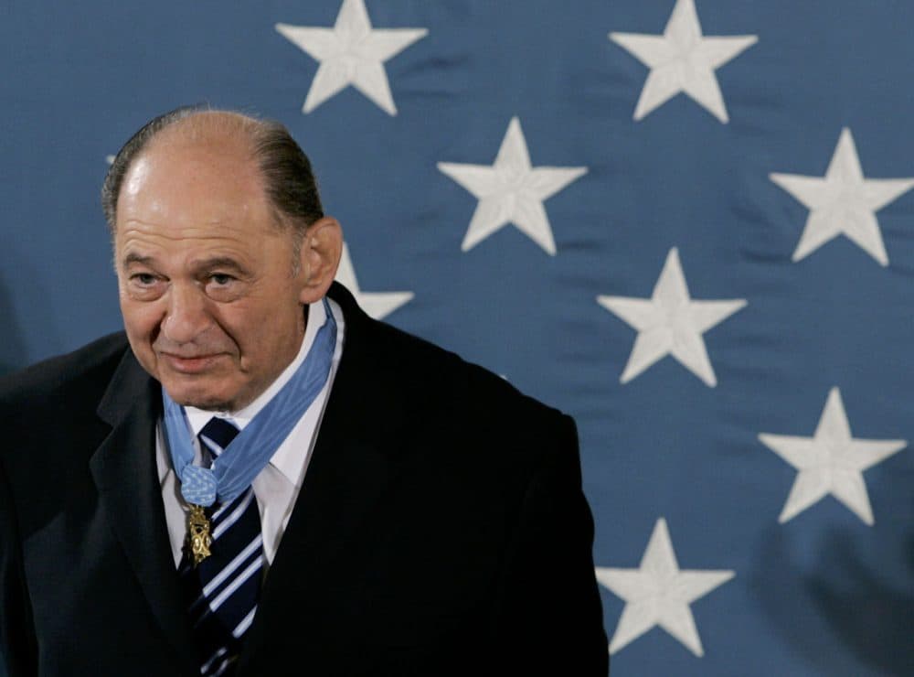 Corporal Tibor Rubin is applauded after receiving the Medal of Honor during a ceremony in the East Room of the White House on September 23, 2005, in Washington D.C. Rubin, a Holocaust survivor born in Hungry, served in the U.S. Army and served in the Korean War received the Nation?s highest honor for his courageous actions during the war.  (Mark Wilson/Getty Images)
