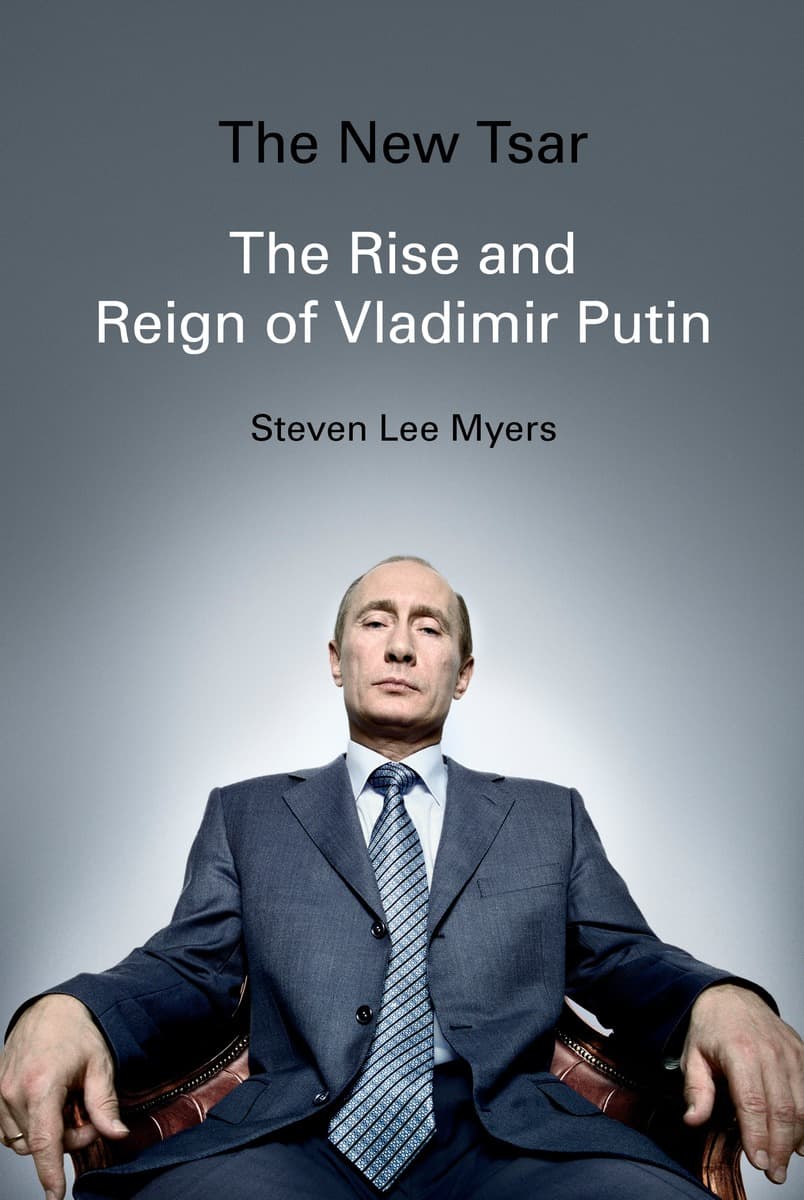 Cover art for "The New Tsar: The Rise and Reign of Vladimir Putin." (Courtesy Penguin Random House)