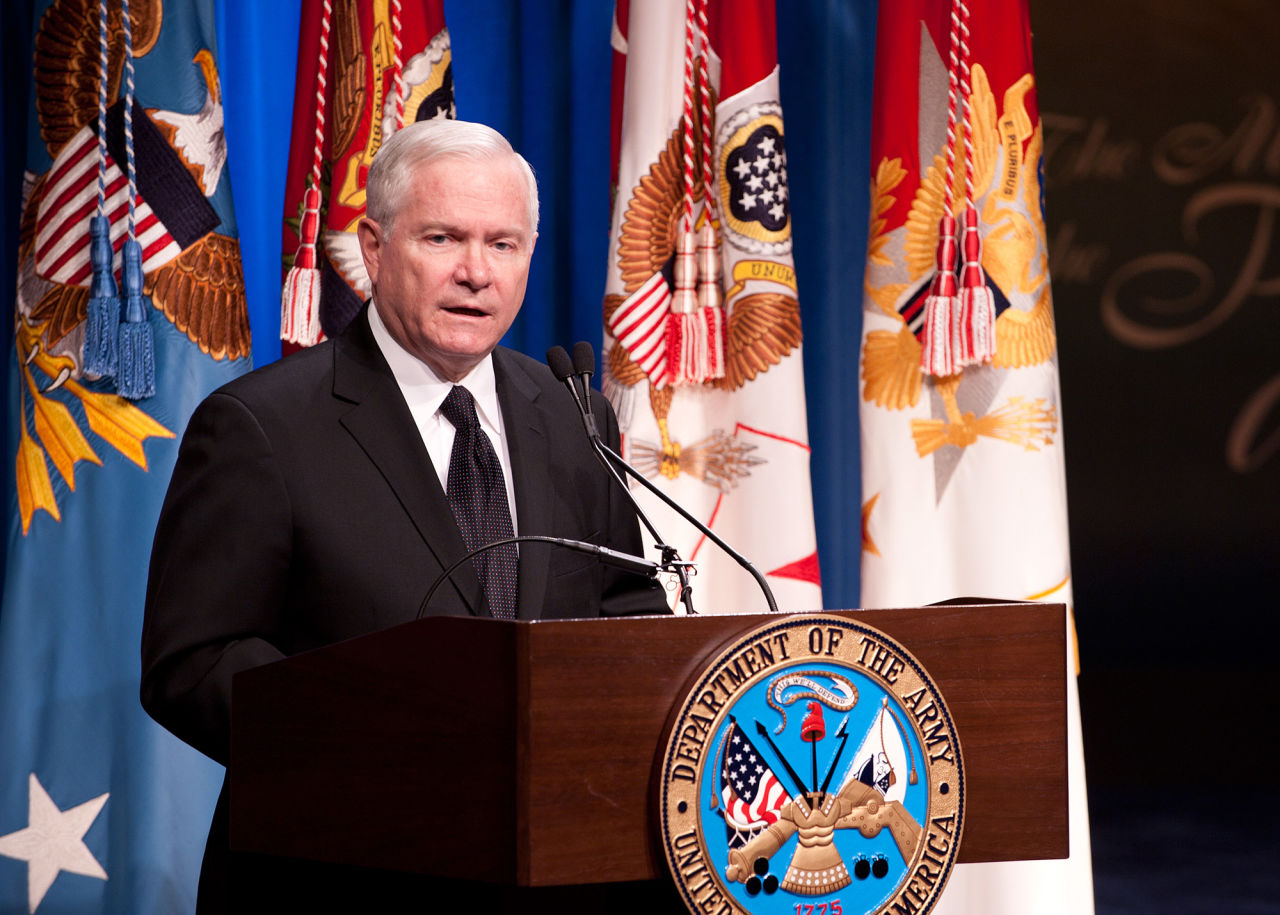 Former Defense Secretary Robert Gates has served eight U.S. Presidents of both political parties and he has led the Pentagon, the Central Intelligence Agency, and Texas A & M University. (U.S. Army Europe Images/Flickr)