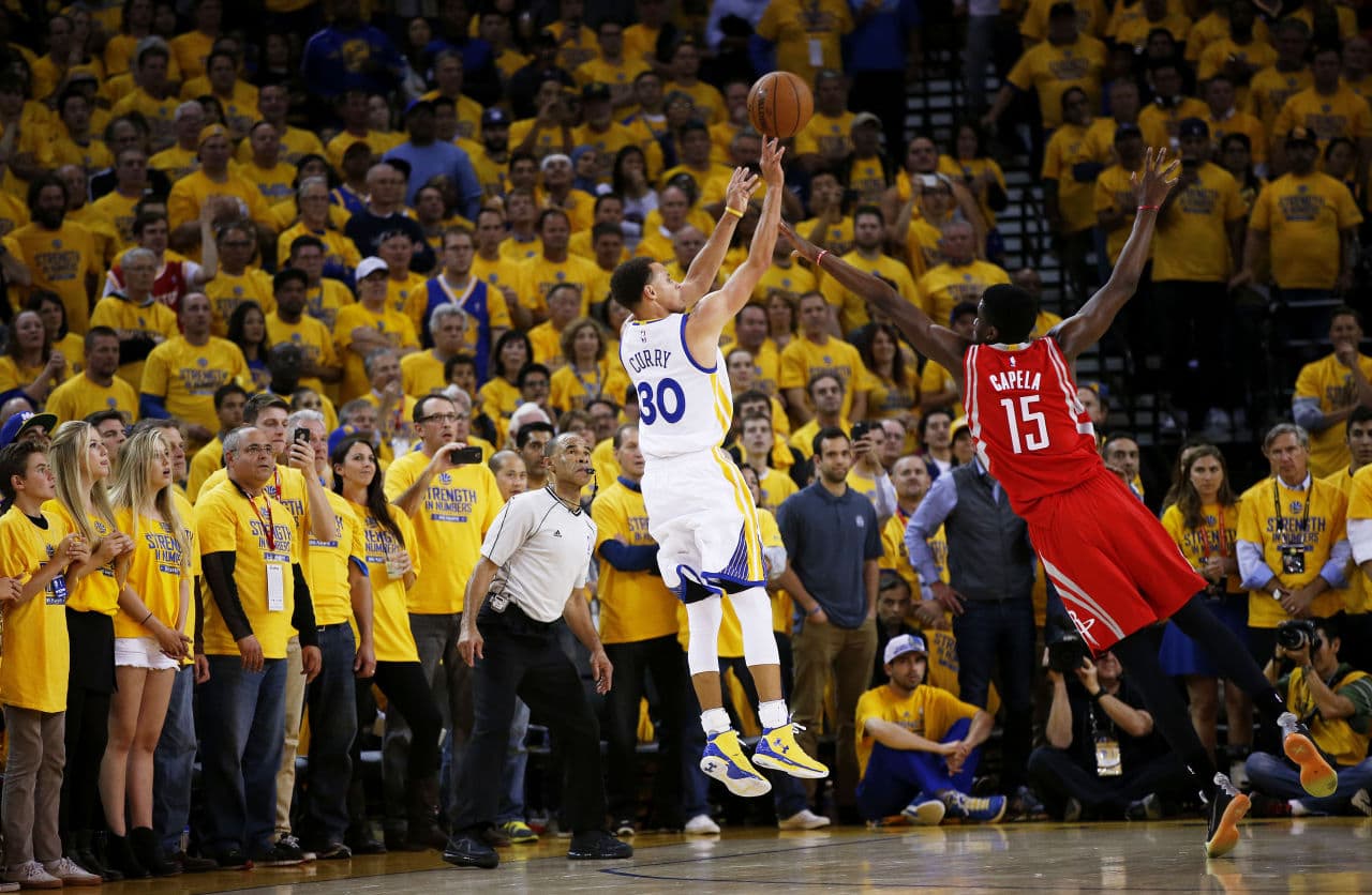 Last season, Stephen Curry hit 286 three-pointers -- an NBA record. (Ezra Shaw/Getty Images)