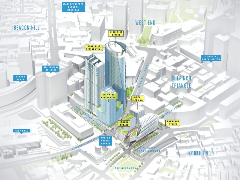 National and HYM's six-building plan. (Courtesy Tom Palmer) 